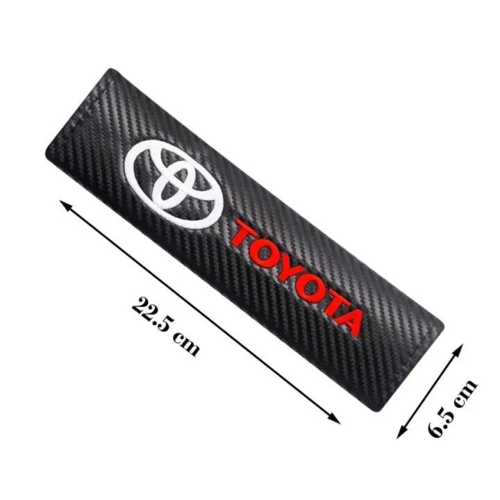 Seat belt Shoulder Pads covers Toyota TRD Logo 2pcs - Image 3