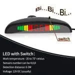 Car Parking Sensor System with 4 Sensors, LCD Display Buzzer Alarm - Image 2