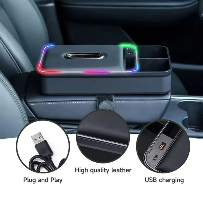 8-in-1 Car Storage & Organizer Tissue Box | Multifunctional Car Interior & Exterior Organizer for All Cars - Image 4