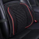 Back Support with Wooden Beads Provide Massage Feature for Car Home Office Chair
