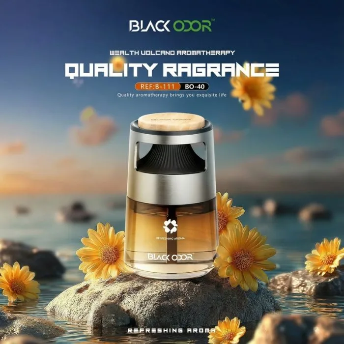 Premium Black Odor Car Air Fragrance | Long-Lasting with French Essential Oils | 130ml - Image 7