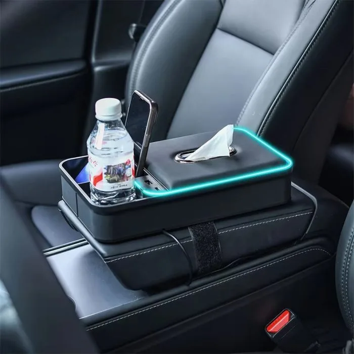 8-in-1 Car Storage & Organizer Tissue Box | Multifunctional Car Interior & Exterior Organizer for All Cars - Image 2