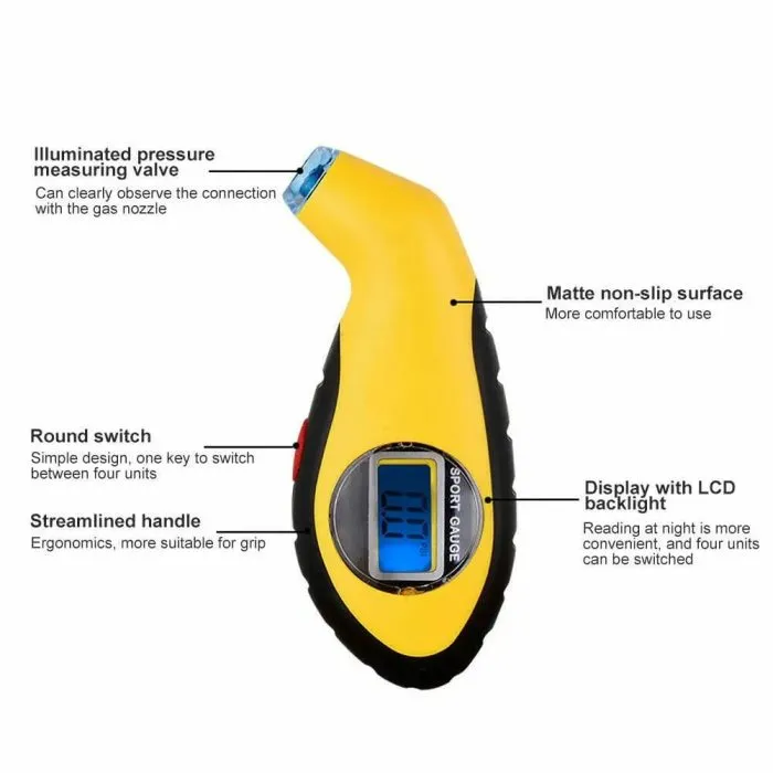 Digital Car Tire Pressure Gauge - Image 4
