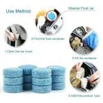 Car Windshield Glass Washer Cleaner Tablets - 6pcs - Image 3