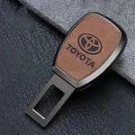 Car 2 in 1 Seat Belt Clip With Car Brand Logo 1 pcs