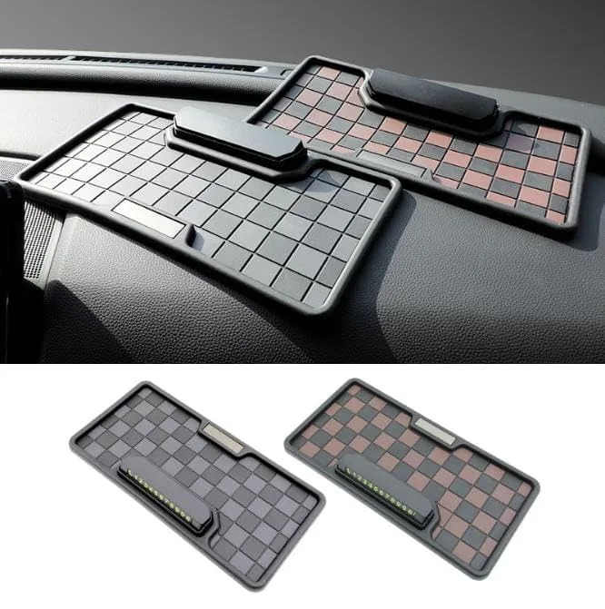 Car Dashboard Mats with Adjustable Parking Number Card – Non-Slip Mobile Holder for Ultimate Organization - Image 2