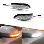 2pcs LED DRL Side Mirror Dynamic Turn Signal Light Lamp - Image 3