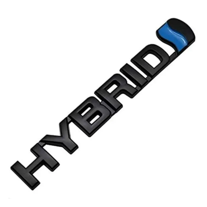 Metal Hybrid Logo – High-Quality, Custom Emblem for Cars - Image 2