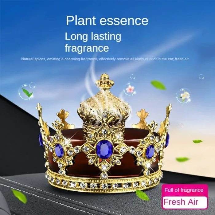 Crown Style Car Perfume & Showpiece – Elegant Fragrance & Decorative Showpiece - Image 3