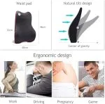 Car Headrest and Back Support Pillow 2 pcs/ 1 Set - Image 3