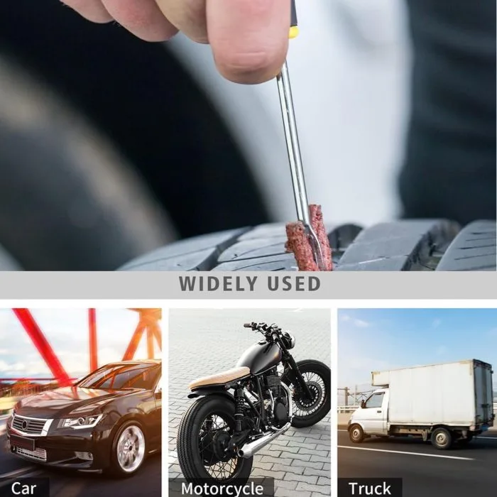 Car Tire Repair Tool Tire Repair Kit Studding Tool Set Auto Bike Tire Repair Puncture Plug Garage Car Accessories - Image 3