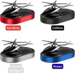 Helicopter Style Solar Car Air Freshener – Spinning Rotor Aroma Diffuser