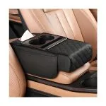 Car Center Console Armrest Cushion with Tissue Box, Cup Holder - Image 6