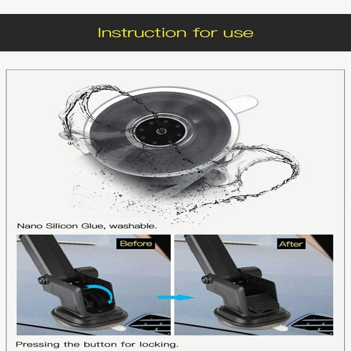 Yesido Car Phone Mounts, Auto Clip Vented Car Mounts - Image 3