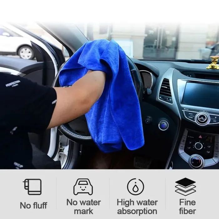 70x140cm Absorbent Microfiber Cleaning Car Soft Cloths Towel - Image 3