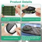 Car Multifunctional Mobile Mat with Number Card & Mobile Holder - Image 3