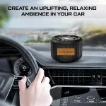 Black Odor Solid Tire Car Gel Air Freshener - Image 2