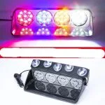 Car Dashboard VIP Light LED | Warning Light  Red & Blue