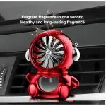 Cute Car Air Freshener,Solar Energy Rotating Long Lasting Fragrance | Long Lasting Fragrance Perfume
