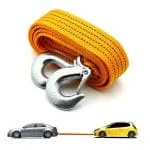 3 Ton Car Tow Cable Towing Pull Rope Strap Hooks Universal For Any Vehicle