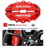 Car Brake Caliper Front Rear 3D Brembo Disc Brake Caliper Covers Case 2 pcs