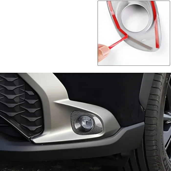 Car Carbon Fiber Fog Light Cover For Corolla Cross - Image 4