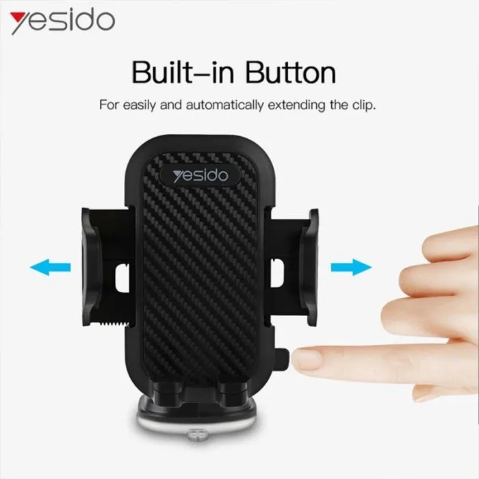 Yesido Car Phone Holder | Stand Dashboard Windshield Sucker Mobile Phone Holder Mobile Support - Image 3