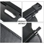 Car Trunk Cargo Cover for Car Retractable Rear Trunk Security Cover Shielding Shade Black - Image 6
