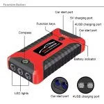 Emergency Car Battery Jump Starter With Tire Inflator 99800mAh - Image 6