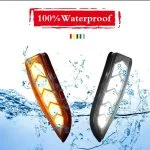 2pcs LED DRL Side Mirror Dynamic Turn Signal Light Lamp - Image 2