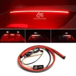 Universal Red Car Third Brake Strip Light - Flexible High Mount Stop Brake Light