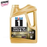 Mobil 1™ 0W-20 Triple Action Power+ is the ultimate full synthetic engine oil 4 Ltr.
