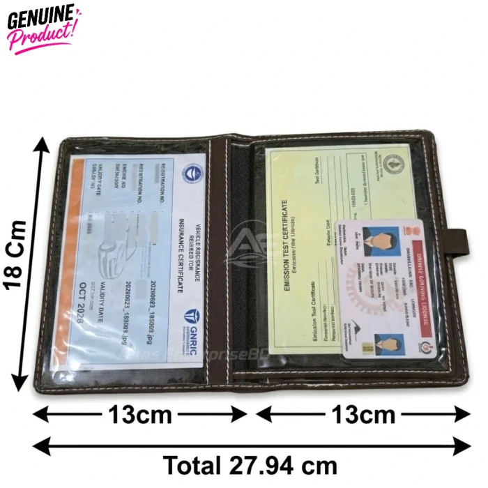 Premium Car Document Holder Organize Your Vehicle Document Keeps Easily - Image 3