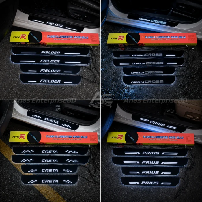 Car LED Door Sill Lights with Magnetic Installation – Stylish and Easy-to-Install Vehicle Illumination - Image 3