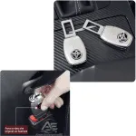 Car Seat Belt Lock Buckle Seat Belt Clip Extender 2 pcs