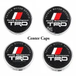 Wheel Cover Toyota Center Cap Badge Emblem Sticker 4 Pcs - Image 2