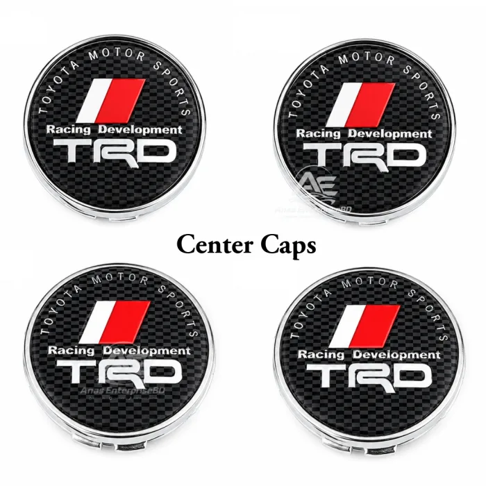 Wheel Cover Toyota Center Cap Badge Emblem Sticker 4 Pcs - Image 2