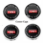 Wheel Cover Toyota Center Cap Badge Emblem Sticker 4 Pcs