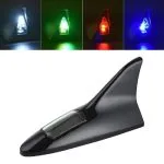 Universal Auto Security Car Solar Power Energy LED Warning Tail Light Shark - Image 2