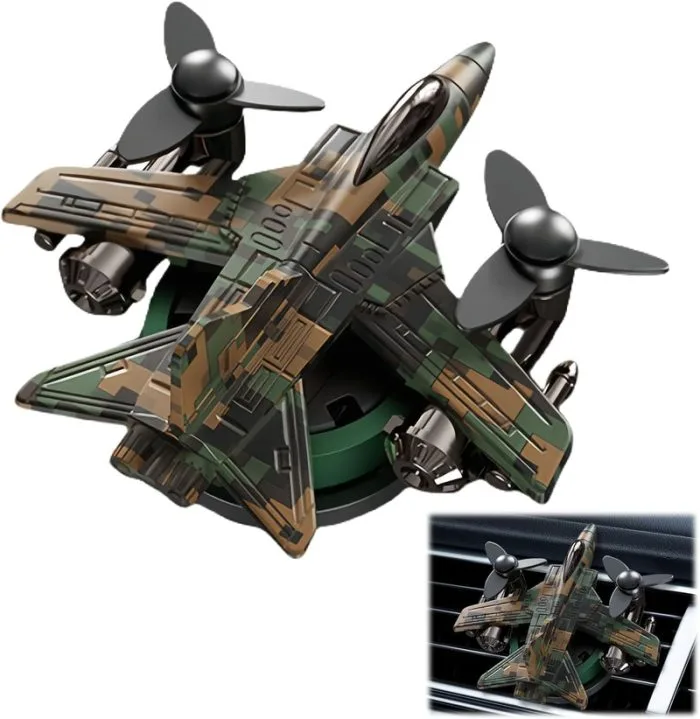 Fighter Jet Plane Design Car AC Vent Clip Perfume with Natural Fragrance - Image 4