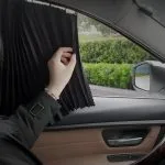 Car Magnetic Window Curtain – Premium Quality Ultimate UV Protection and Adjustable Fit for All Cars 4 Pcs Set
