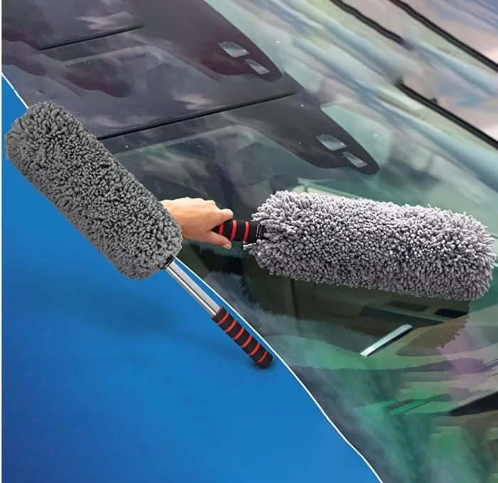 Super Soft Microfiber Car/Fan/Etc Duster with Extendable Handle - Image 2