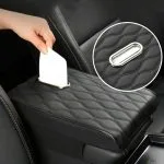 Premium 2 in1 Arm Rest Support With The Tissue Box for Car Interior