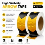 Reflective Tape 2 Inch x100 Feet Outdoor Waterproof Safety Tape High Visibility