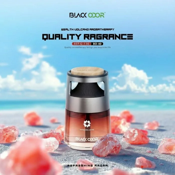 Premium Black Odor Car Air Fragrance | Long-Lasting with French Essential Oils | 130ml - Image 2