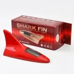 Universal Auto Security Car Solar Power Energy LED Warning Tail Light Shark - Image 3