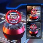 Luxury Car Ring Solar Perfume with Crystal Ball – Stylish Air Freshener
