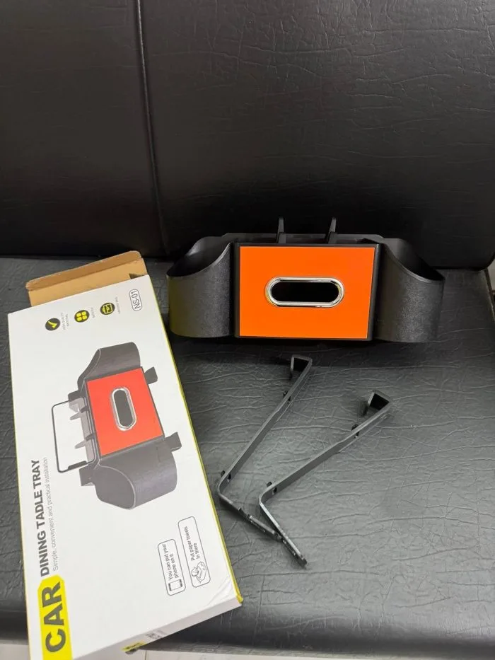 Multifunctional Car Tissue Storage Box & Bottle Holder - Image 3