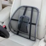 Car Seat Back Support Massage Design Black