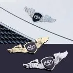 Size 5.5 Inch Bonnet Sticker Angle Wings Emblem Badge for Toyota